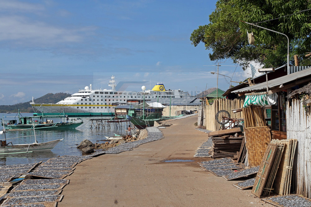 MS Hamburg in Coron, Philippinen, 15.02.2016