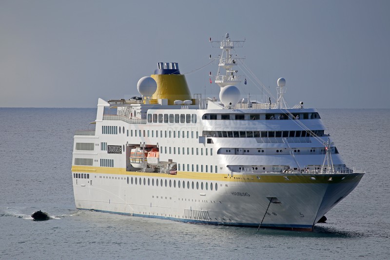 MS Hamburg in der Man of War Bay Tobago 24.01.2015