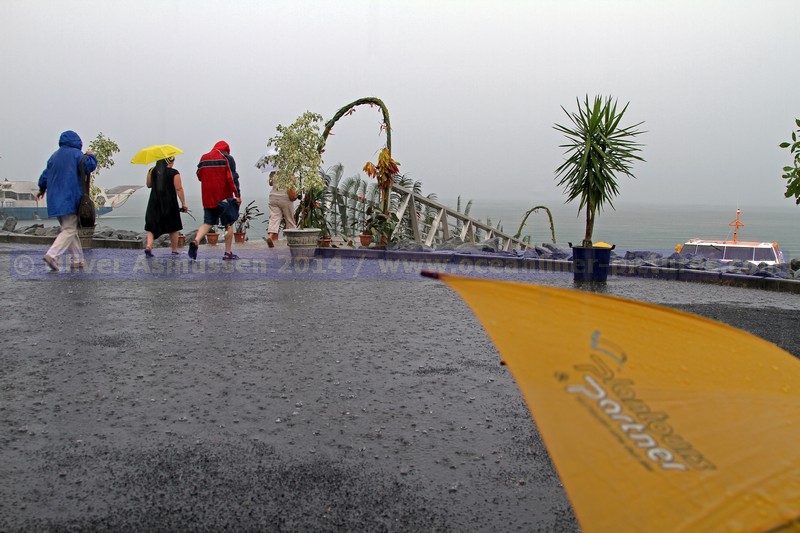 Regenwetter Indischer Ozean