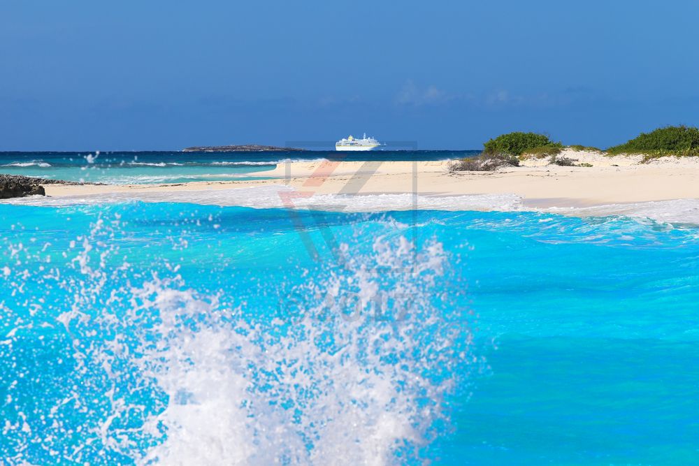 MS Hamburg vor Cayo Largo, Kuba