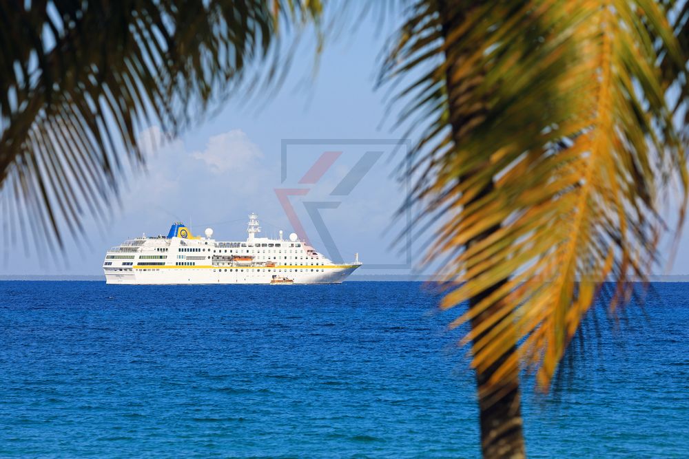 MS Hamburg vor Maria la Gorda, Kuba