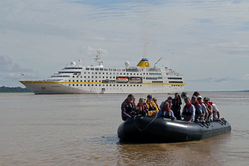 MS Hamburg Zodiac Tour auf dem Amazonas 11.01.2015