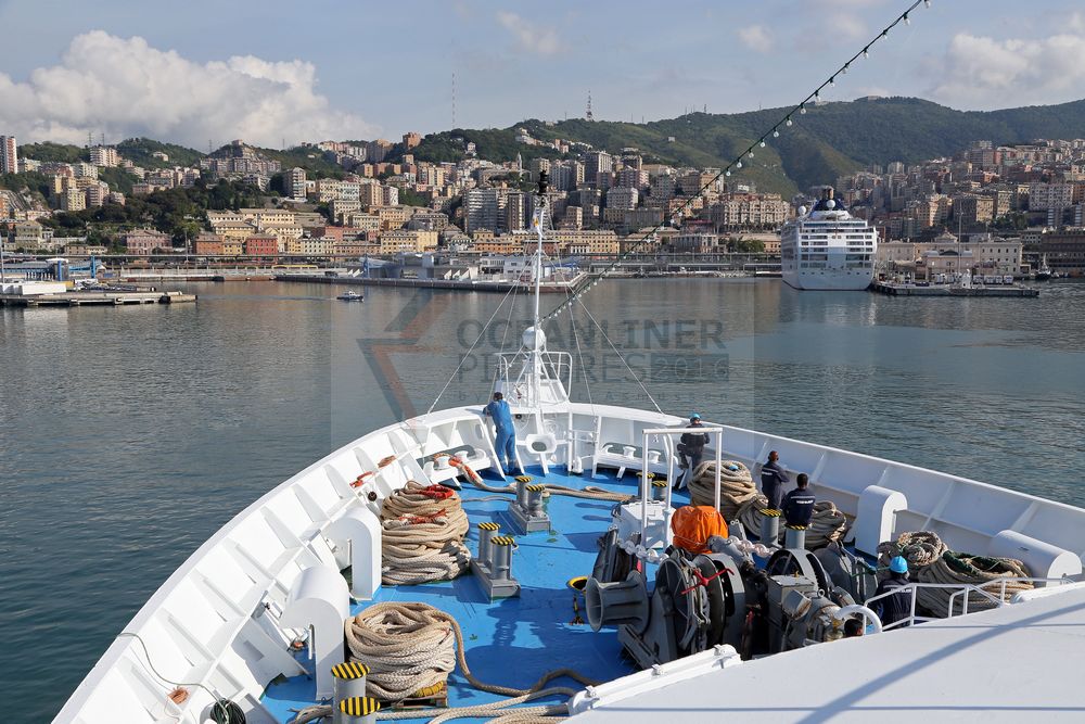 MS Ocean Majesty Ankunft in Genua MS Ocean Majesty Ankunft in Genua