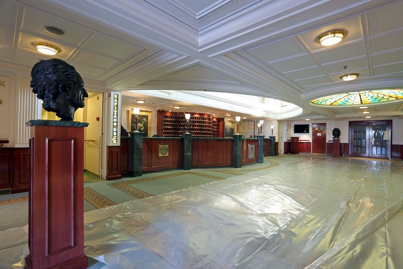 MS World Odyssey Empfangsbereich