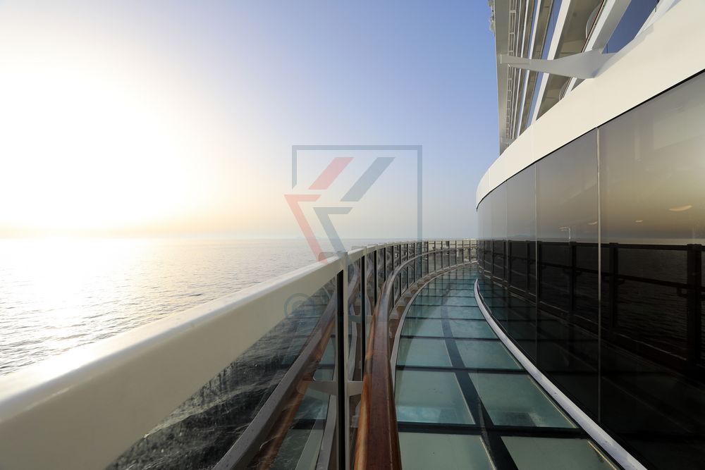 MSC Seaview Infinity Bridge Sonnenuntergang