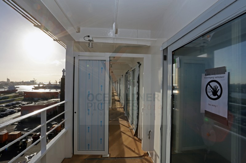 neue Balkone Suiten MS Artania 24.11.2014 neue Balkone Suiten MS Artania 24.11.2014