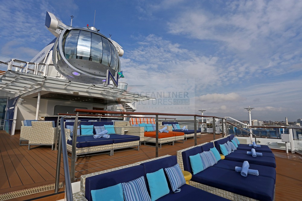 North Star Bar, North Star und exklusive Sonnenliegen Anthem of the Seas