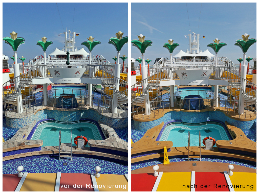 Oasis Pool und Wasserrutschen Norwegian Star Oasis Pool und Wasserrutschen Norwegian Star