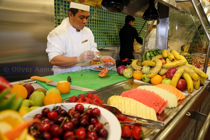 Obstbuffet an Bord der Ocean Majesty Obstbuffet an Bord der Ocean Majesty