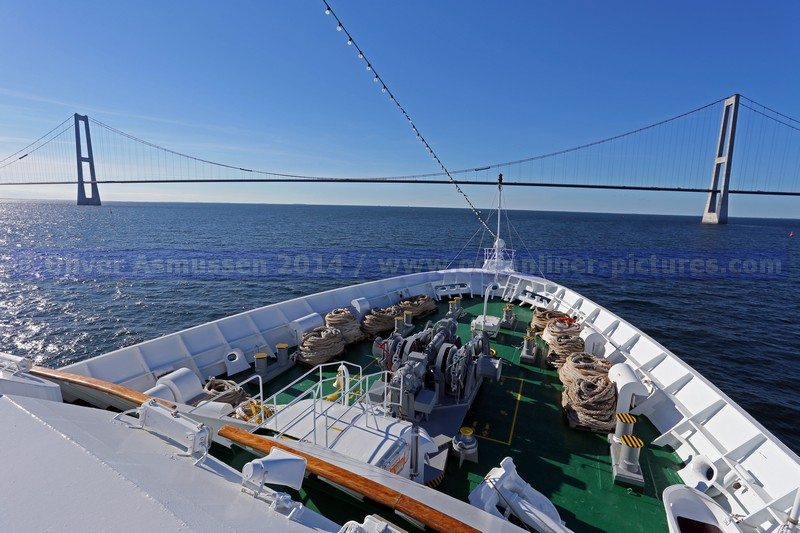 Ocean Majesty und die Große Belt Bruecke