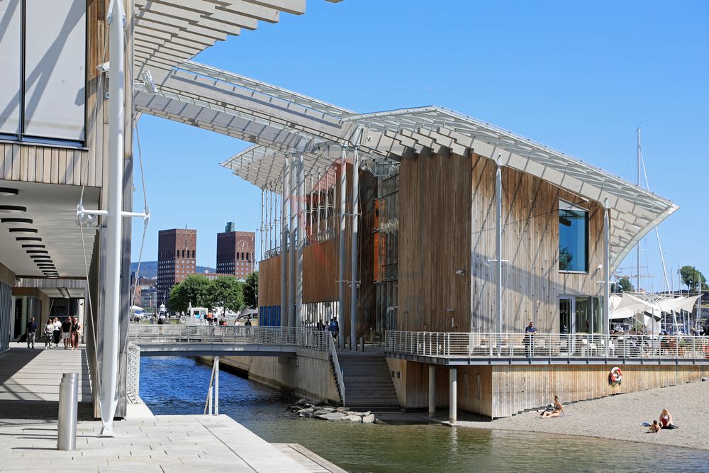 Oslo Stadtviertel Tjuvholmen