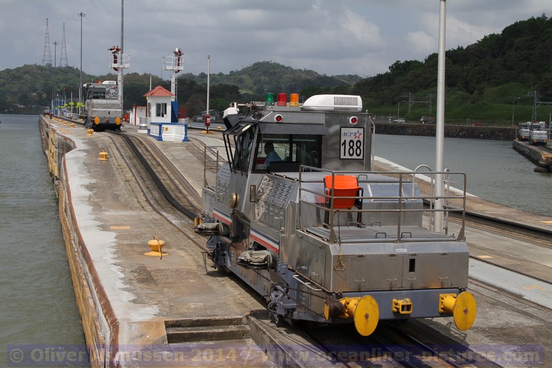 Panamakanal Treidellok Zahnradbahn