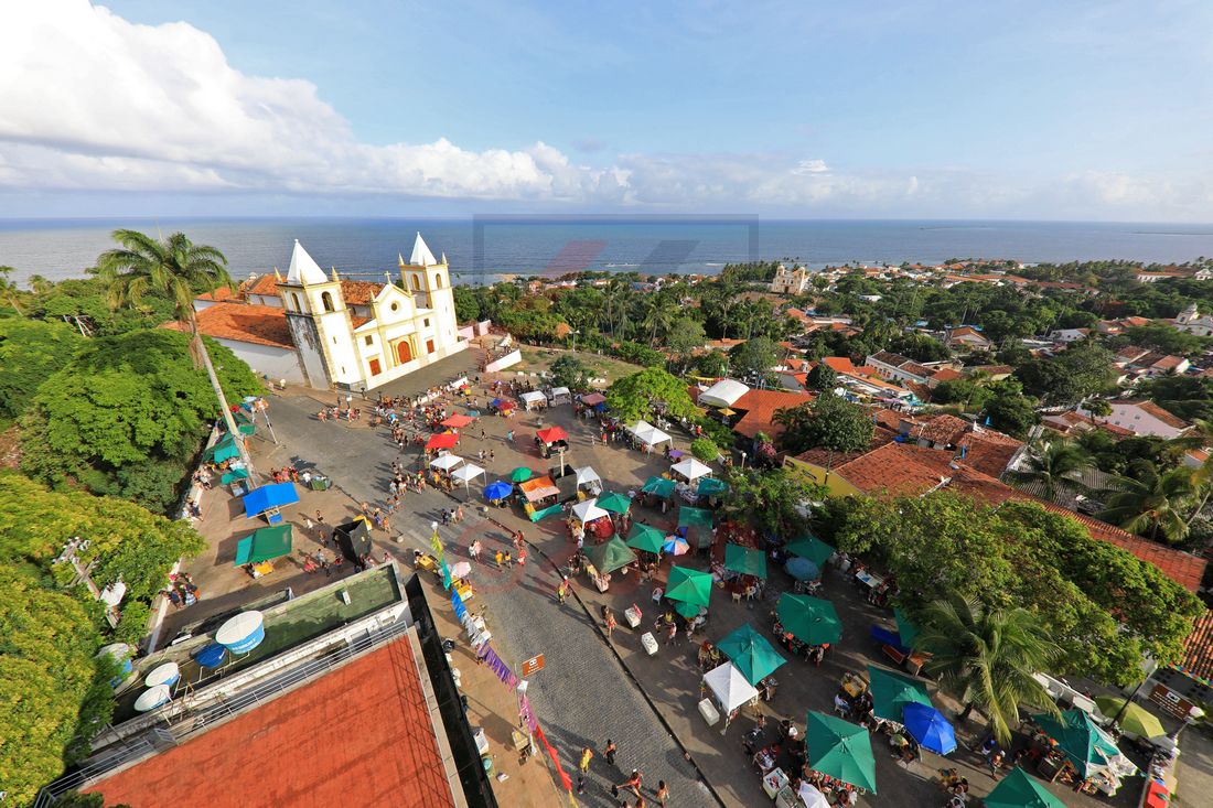 Panoramablick über Olinda, Brasilien