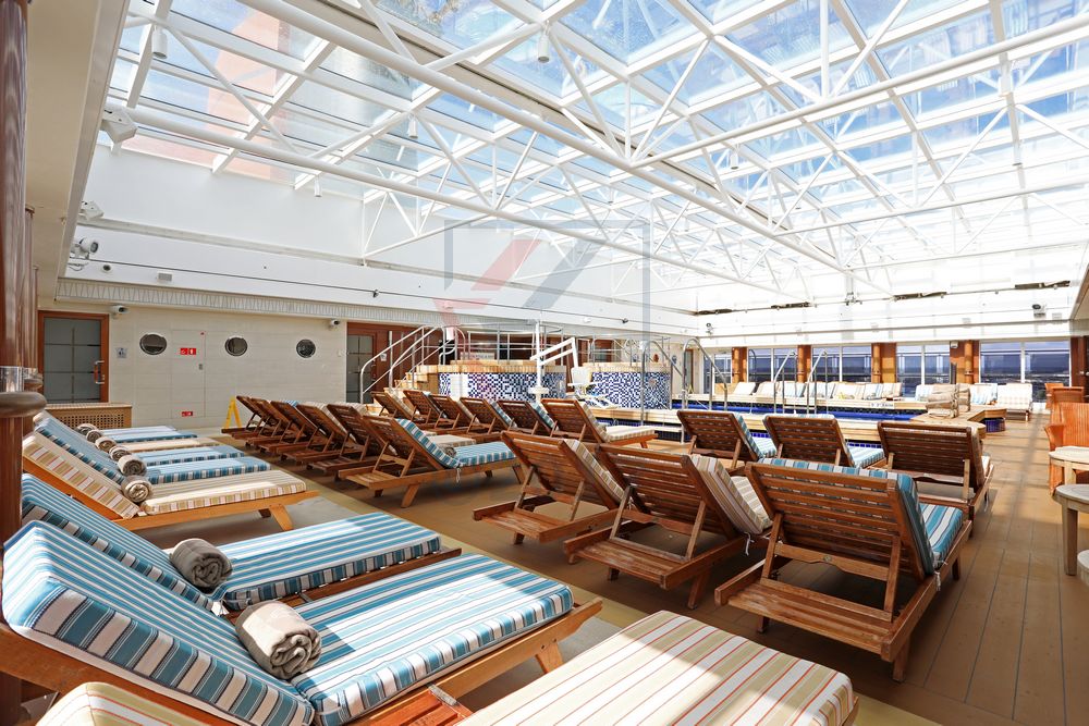 Pavilion Pool und Bar Queen Mary 2