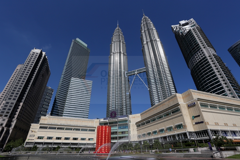 Petronas Towers und Kuala Lumpur City Centre, 29.01.2016