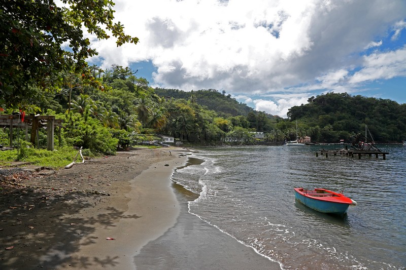 Pirates of the Caribbean Beach Wallilabou Bay St. Vincent 25.01.2015