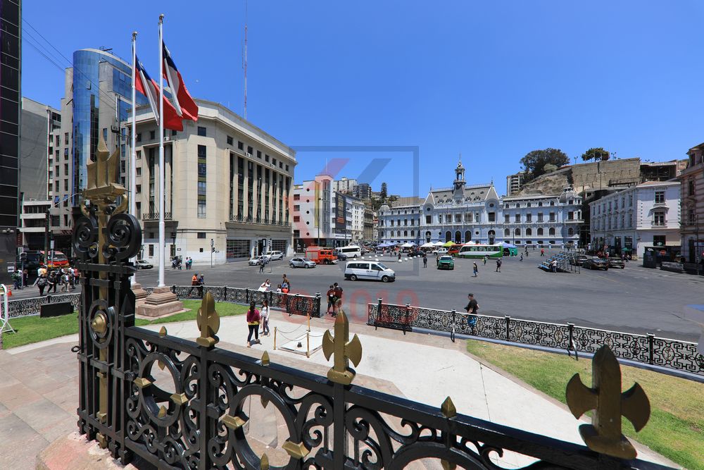 Plaza Sotomayor, Valparaiso, Chile