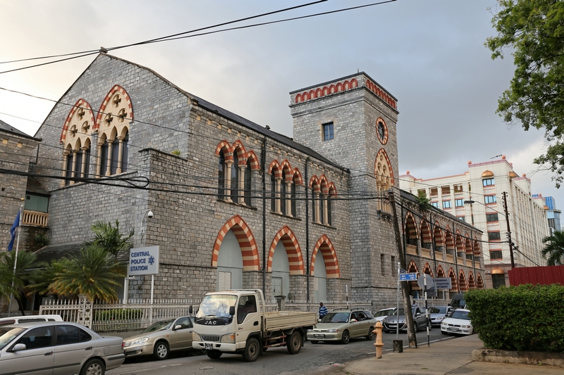 Polizei Hauptquartier in Port of Spain Trinidad 23.01.2015