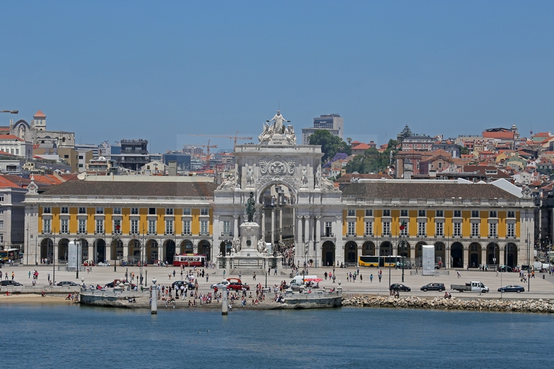 Praca do Comercio in Lissabon 29.05.2015