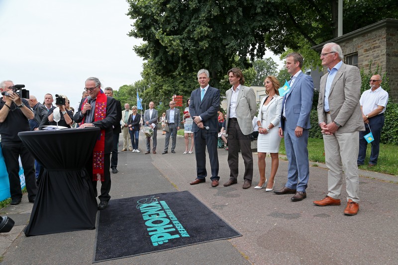 Prof. Dr. Josef Sayer, MIchael Schulze, Robert Reitsma, Nese Reitsma, Arno Reistma und Andre Reitsma