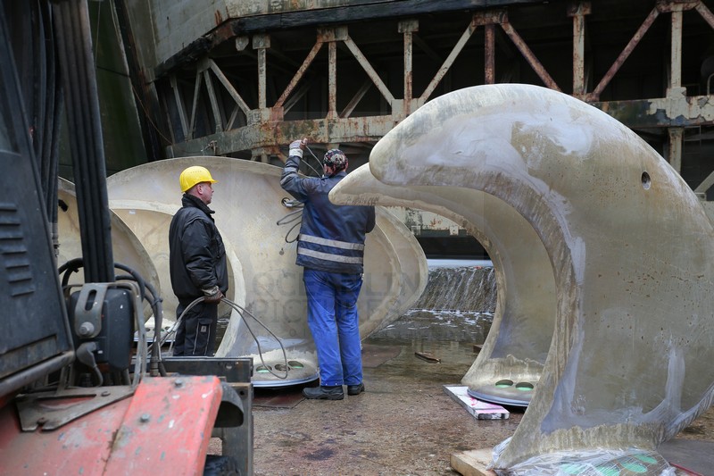 Propellerblaetter MS Artania 22.10.2014 Propellerblaetter MS Artania 22.10.2014