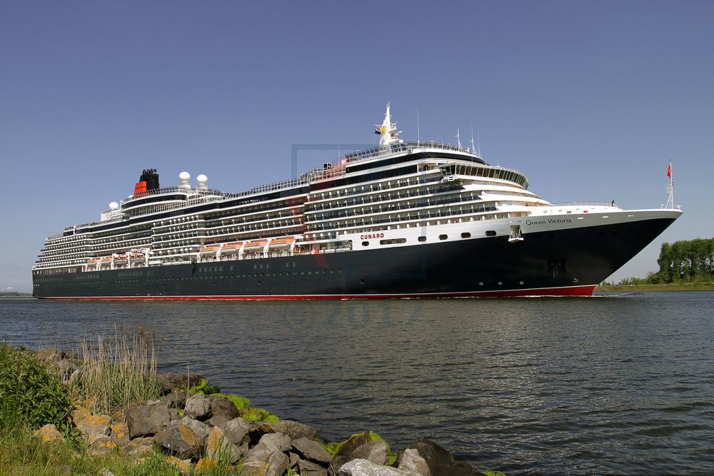 Queen Victoria auf dem Weg nach Amsterdam