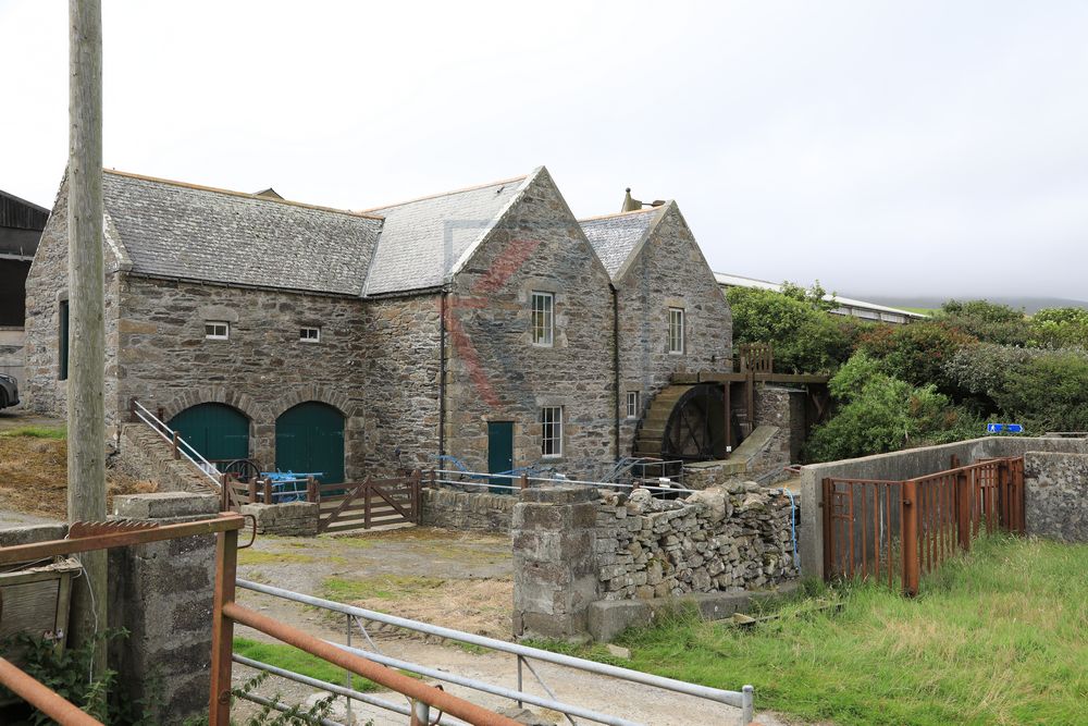 Quendale Wassermühle, Mainland, Shetland-Inseln