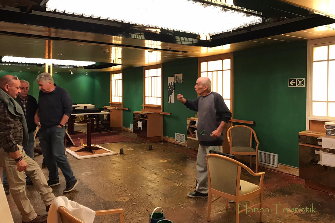 Renovierung Hauptrestaurant MS Ocean Majesty