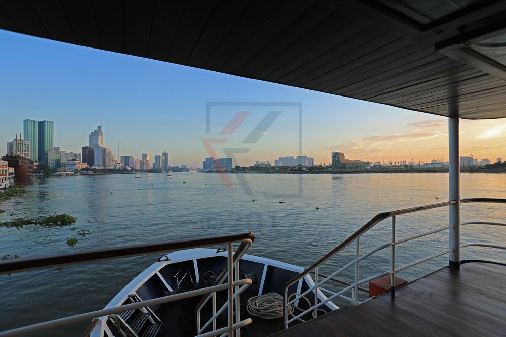 Saigon Abfahrt MS Lan Diep