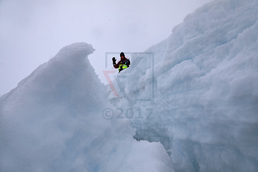 Schneewand in Dorian Bay, Wiencke Island Antarktis Schneewand in Dorian Bay, Wiencke Island Antarktis