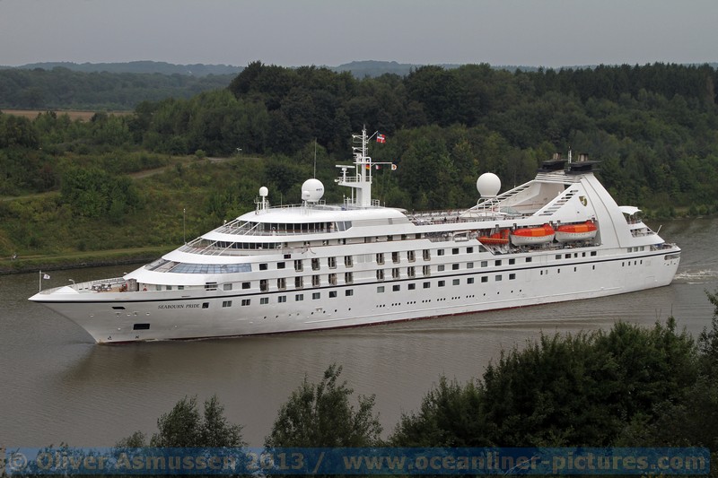 Seabourn Pride, Kiel Canal, 30. August 2013