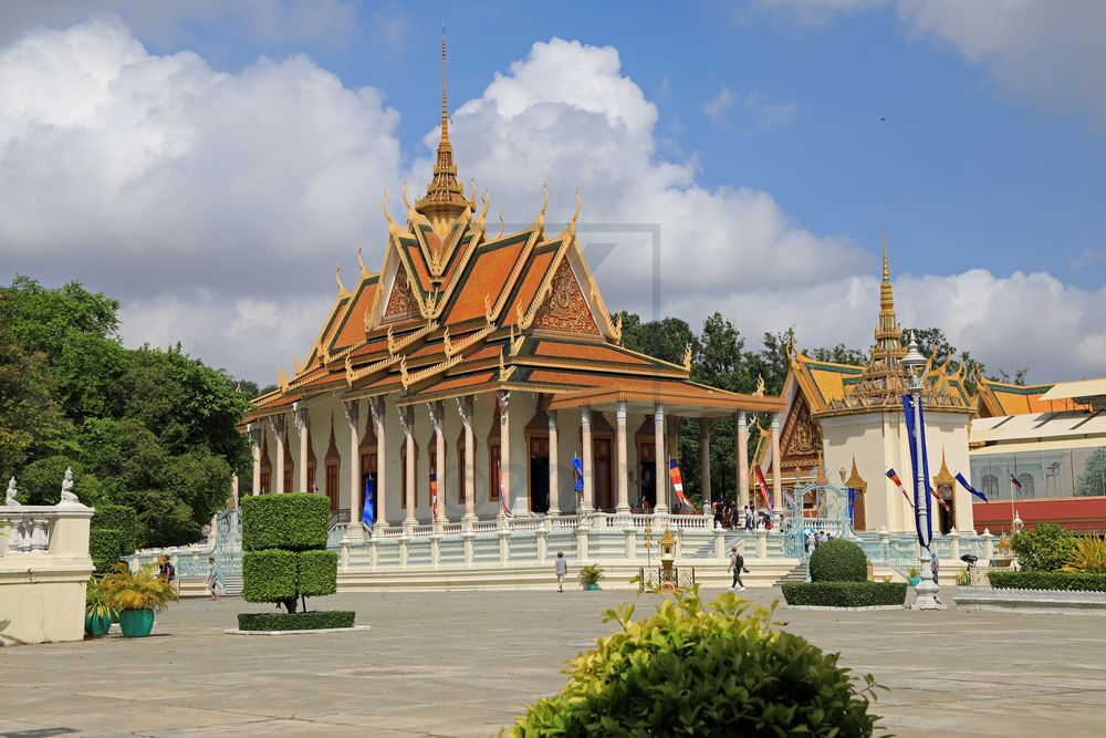 Silberpagode Königspalast Phnom Penh Kambodscha