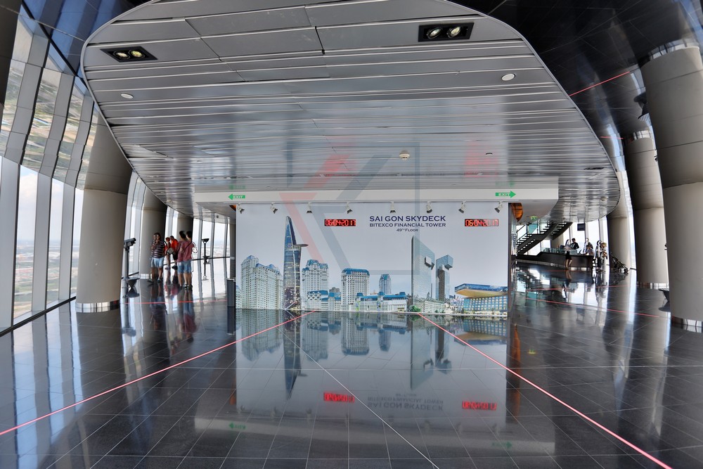 Skydeck Bitexco Tower Saigon 49. Etage