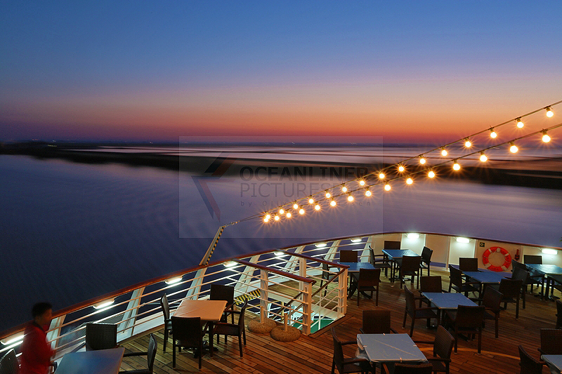 Sonnenaufgang auf dem Guadalquivir mit Ocean Majesty 28.05.2015