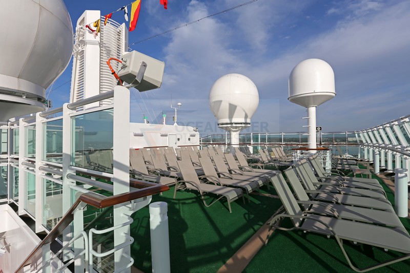 Sonnenliegen MS Britannia Deck 18