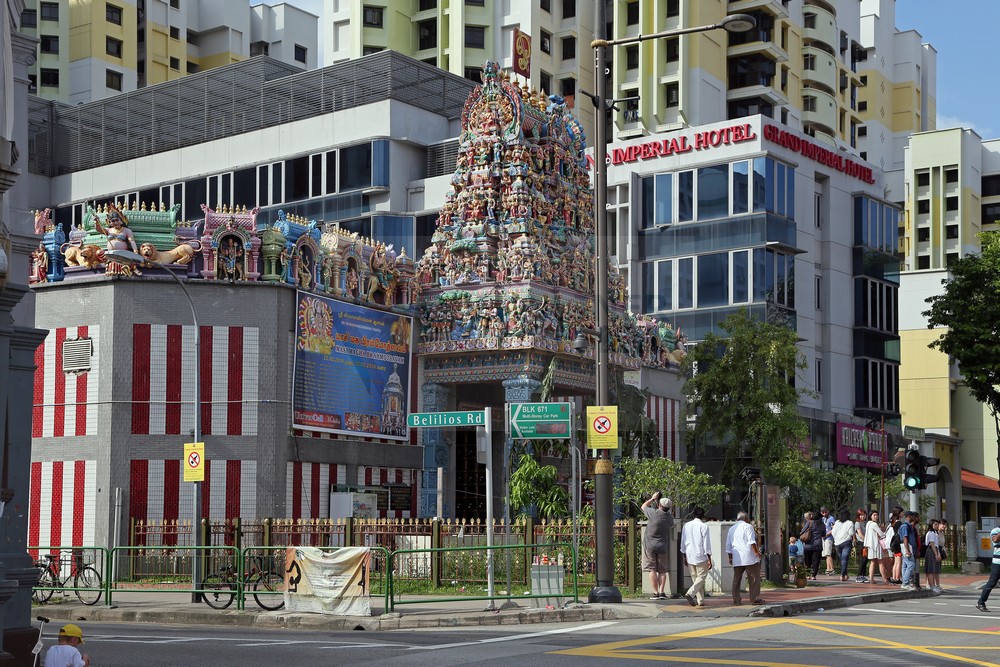 Sri Veeramakaliamman Temple in Little India Singapur Sri Veeramakaliamman Temple in Little India Singapur