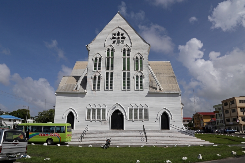 St. Georges Kathedrale in Georgetown Guyana am 21.01.2015