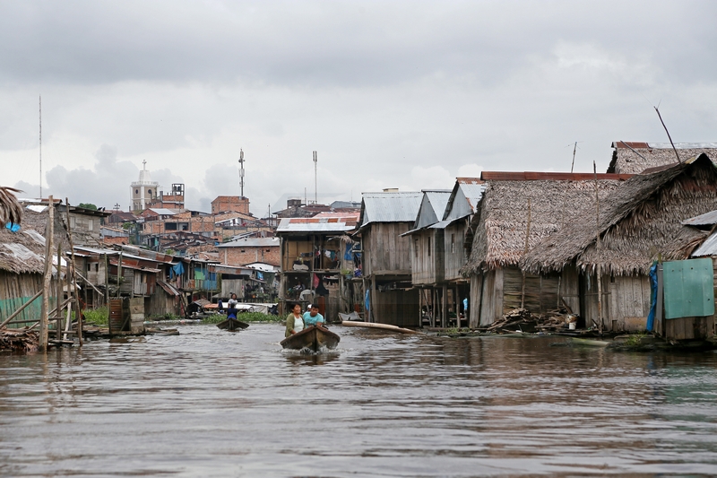 Stadtteil Belen in Iquitos am 08.01.2015 Stadtteil Belen in Iquitos am 08.01.2015