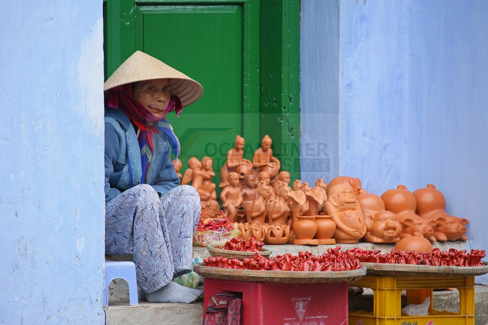 Straßenszene in Altstadt von Hoi An, Vietnam, 05.02.2016