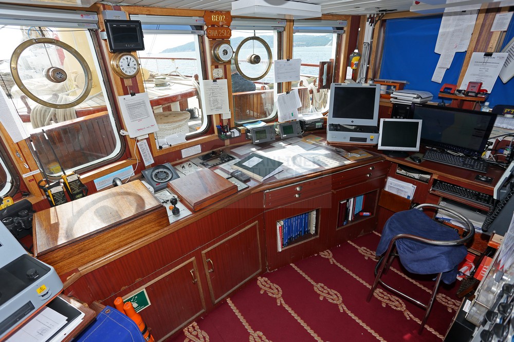 SY Star Flyer Kommandobrücke SY Star Flyer Kommandobrücke