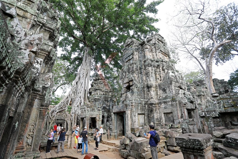 Ta Prohm Tomb Raider Temple in Angkor Ta Prohm Tomb Raider Temple in Angkor