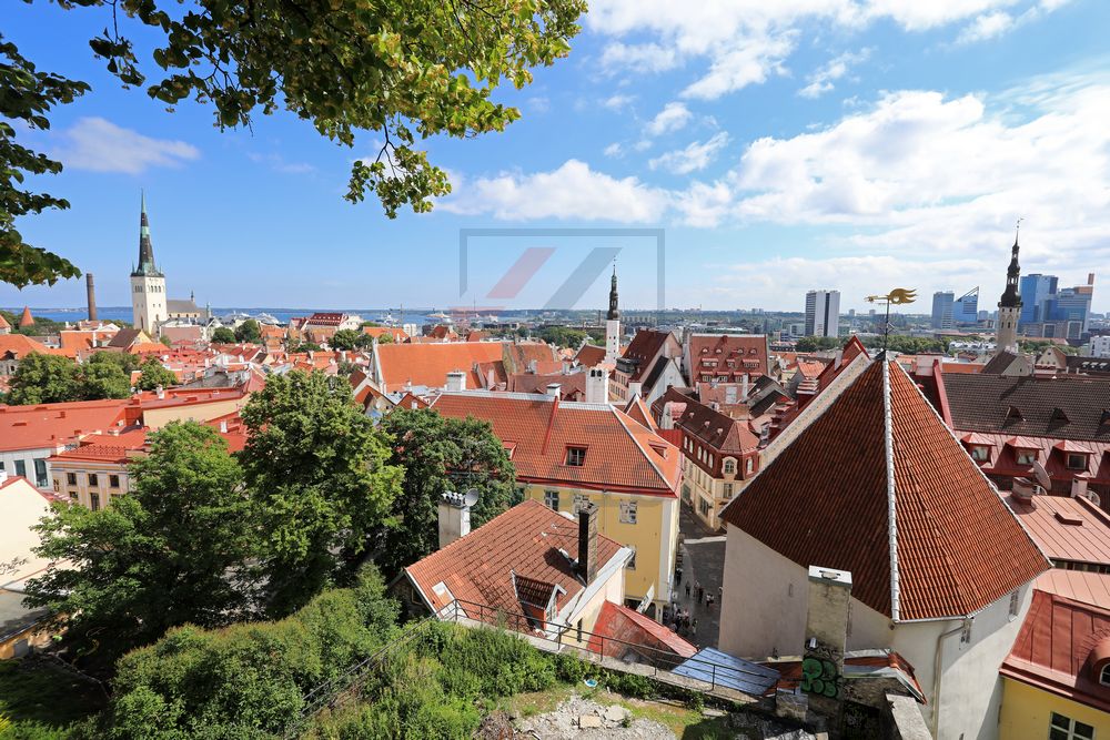 Tallinn Blick über die Altstadt