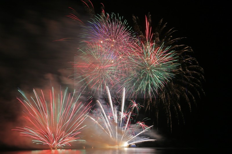 Tauffeuerwerk MS Britannia in Southampton 09.03.2015