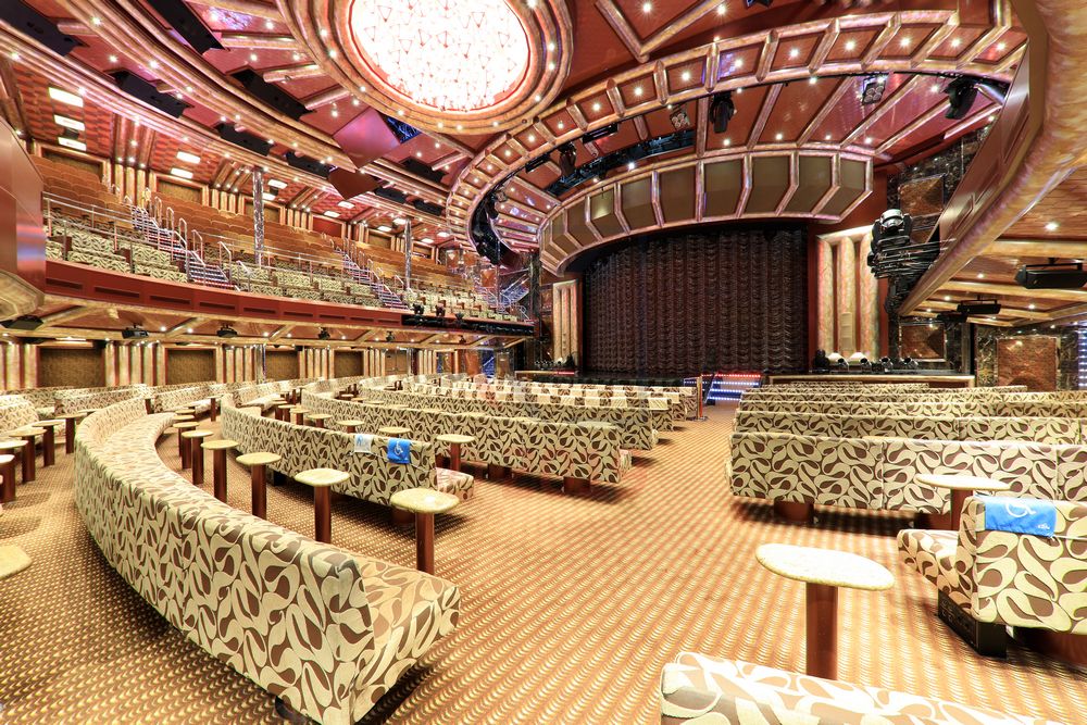 Teatro Hortensia untere Ebene Costa Favolosa