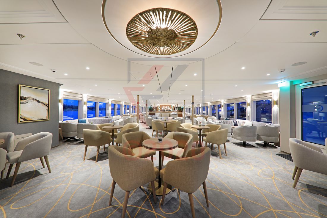 Tintoretto Lounge und Bar MS Lady Diletta Gesamtansicht