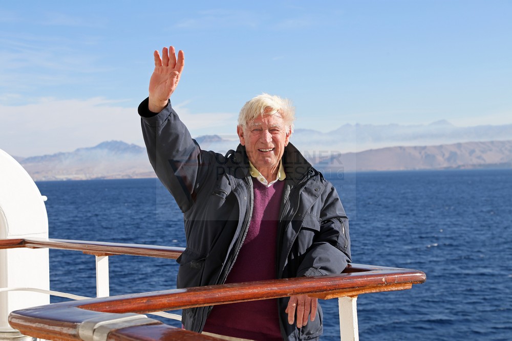 Traumschiff Kapitän Siegfried Rauch auf der MS Berlin Traumschiff Kapitän Siegfried Rauch auf der MS Berlin