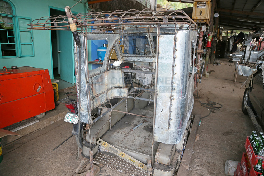 Trishaw Herstellung in Coron auf Busuanga Island, 15.02.2016