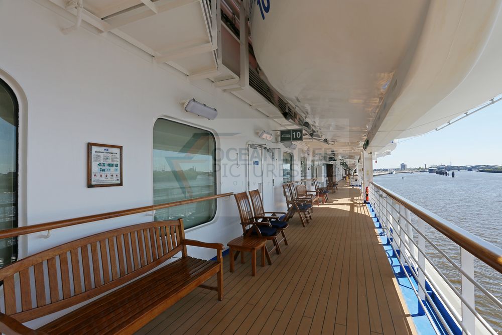 umlaufende Promenade Caribbean Princess