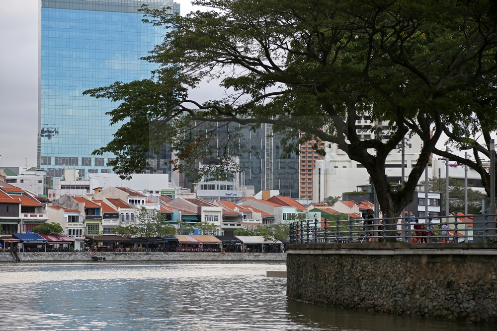 unterwegs auf dem Singapore River, 30.01.2016