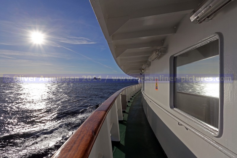 unterwegs mit der Ocean Majesty in Richtung Norwegen